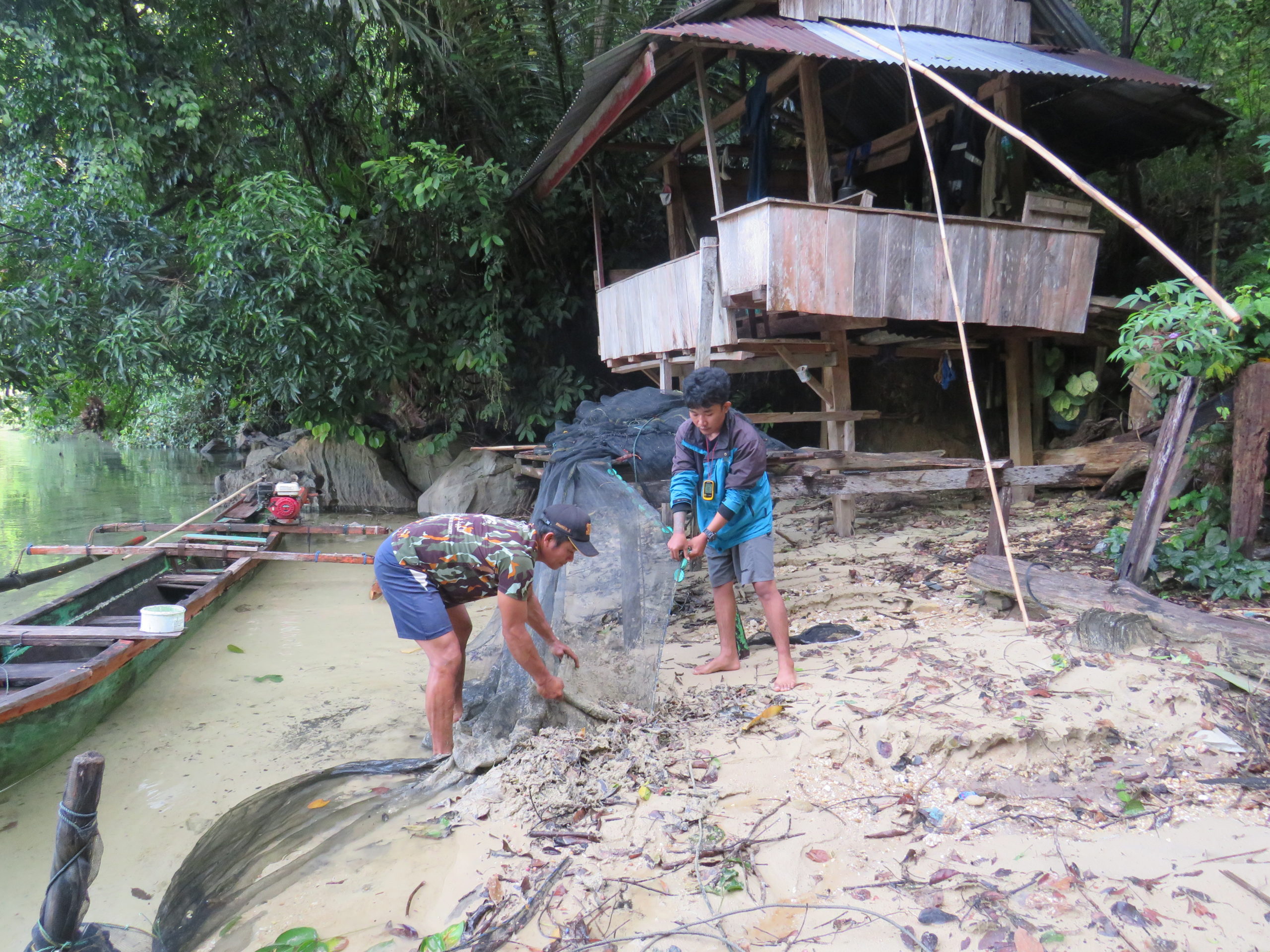 Preparing to catch rono