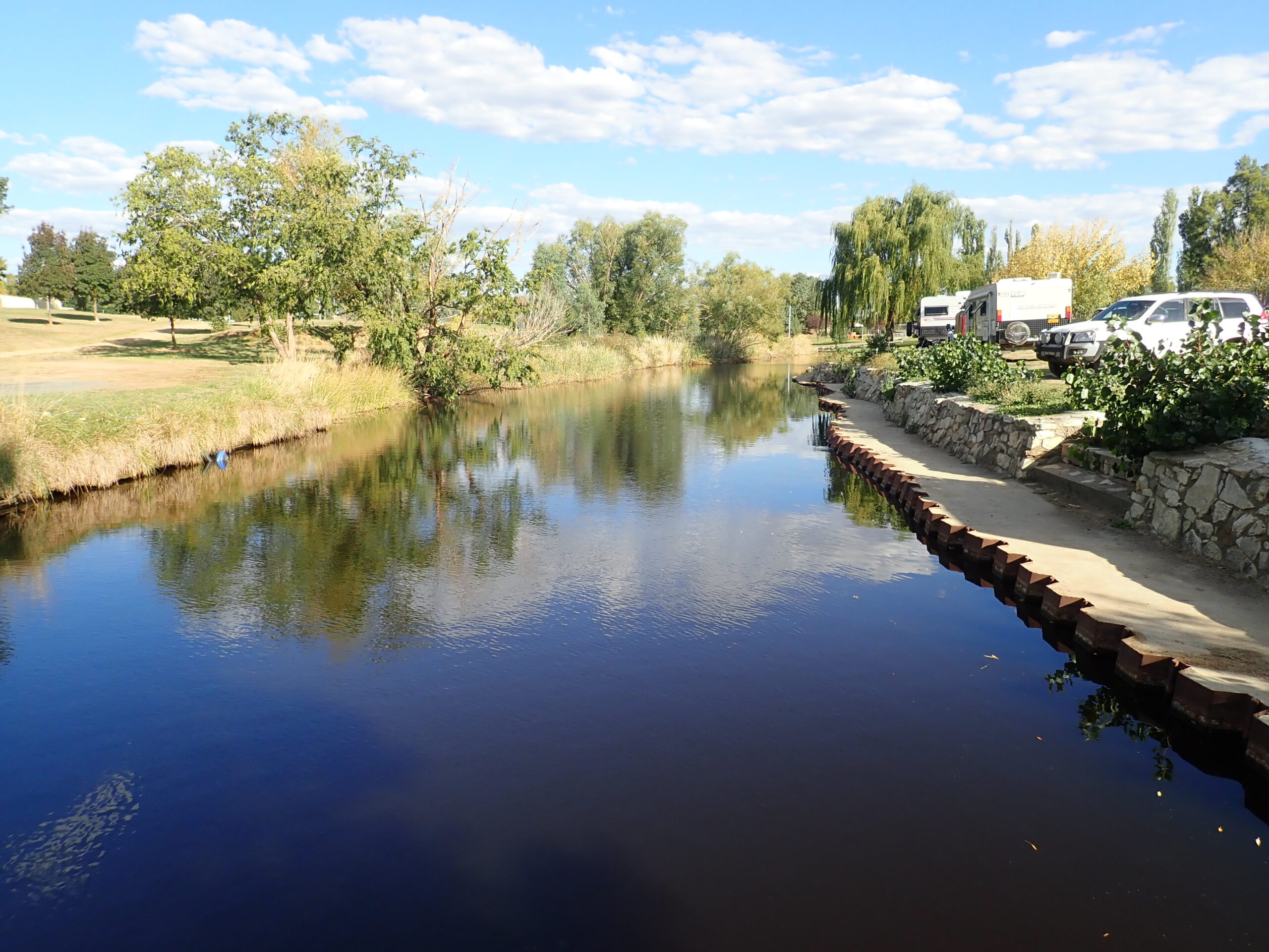 A photograph of the habitat of the bald carp gudgeon, discovered by Christine Thacker.