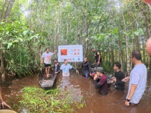 Airlangga University team in the field © Airlangga University