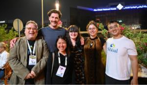 I went from the airport straight to the Synchronicity Earth Partners dinner. It was less than an hour in Abu Dhabi before uniting with the team! 